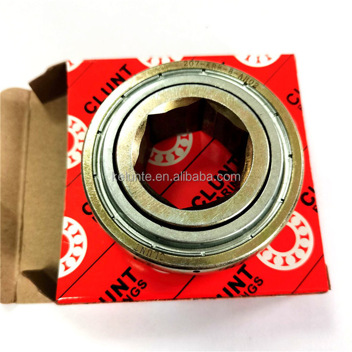 SK104-207-KRR-B-L402/70-AH12 Hex Bore Inside Ball Bearing 207KRRBAH02 Bearing SK 104-207-KRR-B-AH12