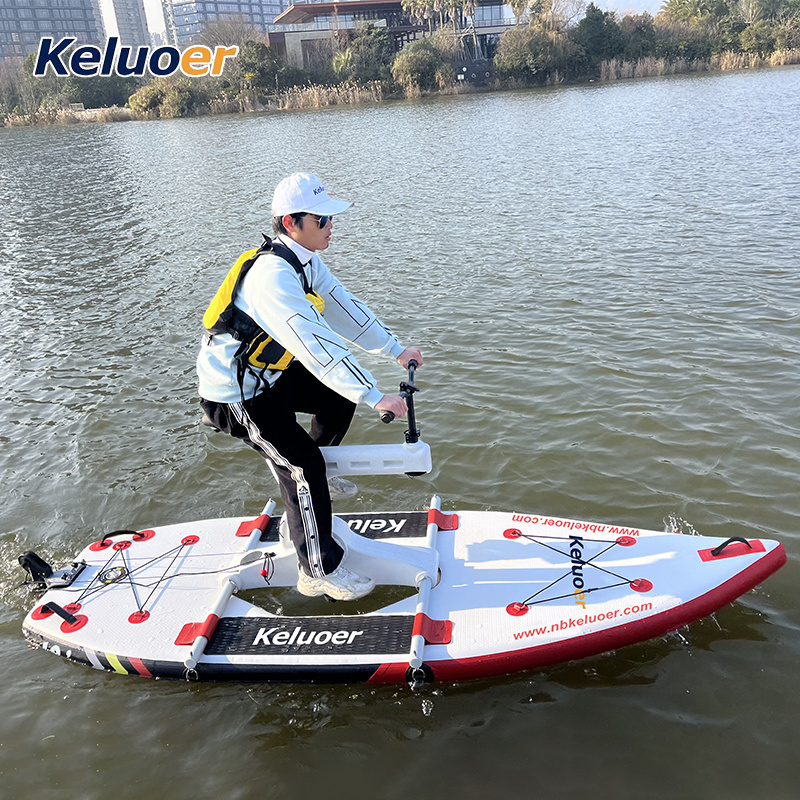 SUP Inflatable Paddle board Outdoor Water Bike Beginner Water Ski Board Water Athletic Floatplane