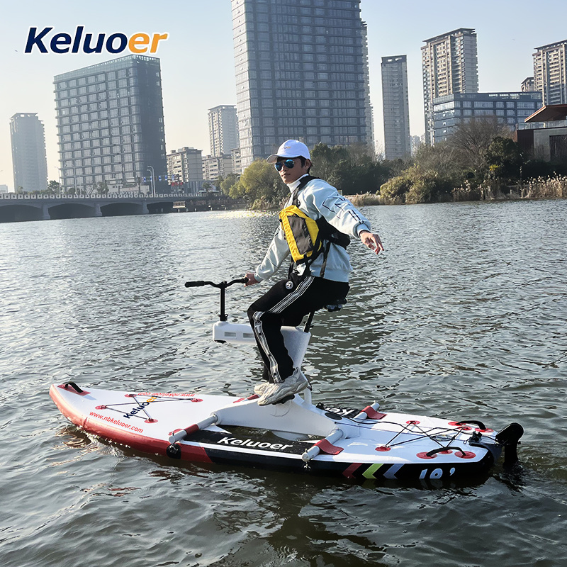 SUP Inflatable Paddle board Outdoor Water Bike Beginner Water Ski Board Water Athletic Floatplane