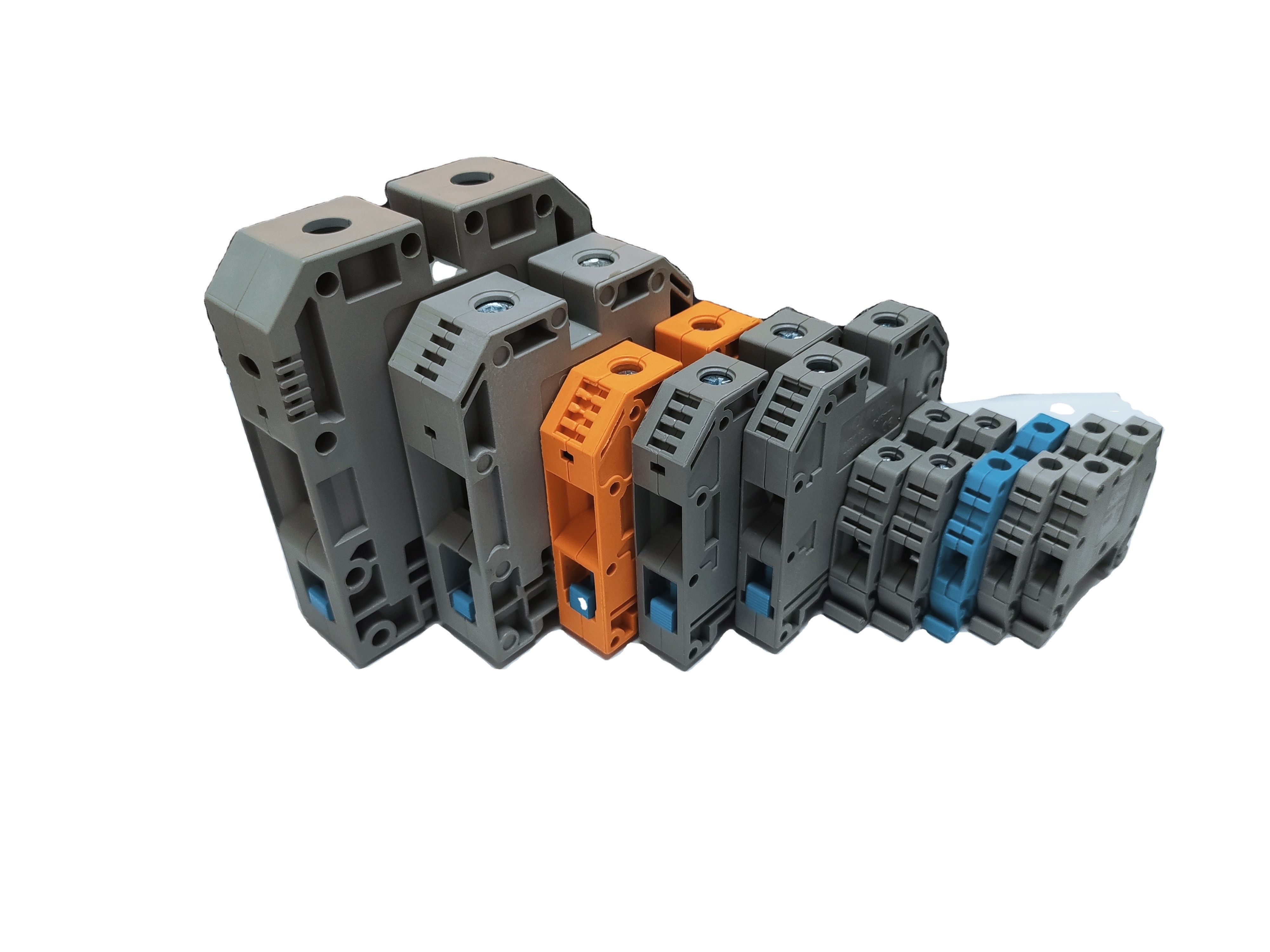 Din Rail Power Distribution Type Quick Connect Terminal Block 2.5 4 6 10 16 35 50 70 95 120 150