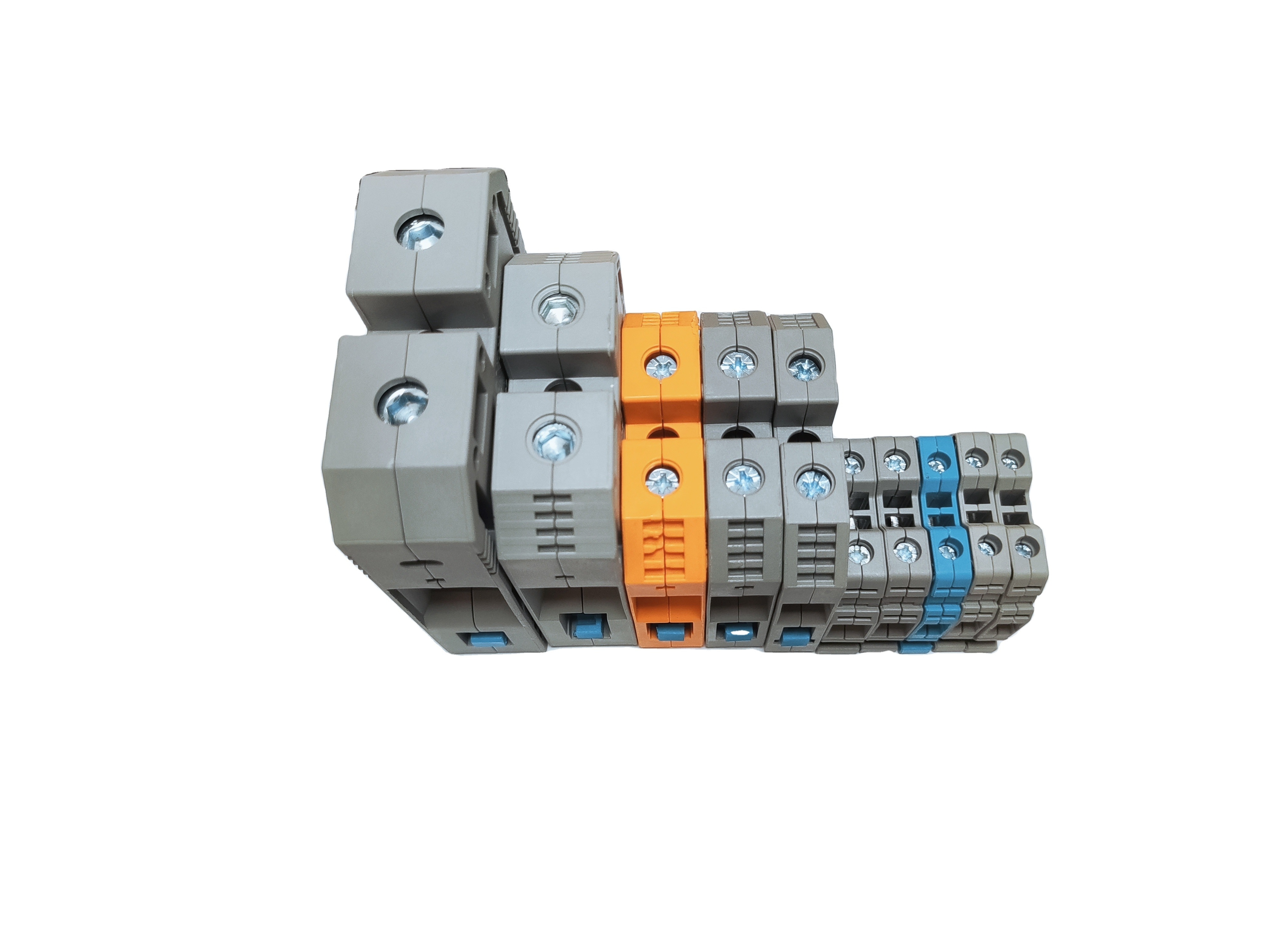 Din Rail Power Distribution Type Quick Connect Terminal Block 2.5 4 6 10 16 35 50 70 95 120 150