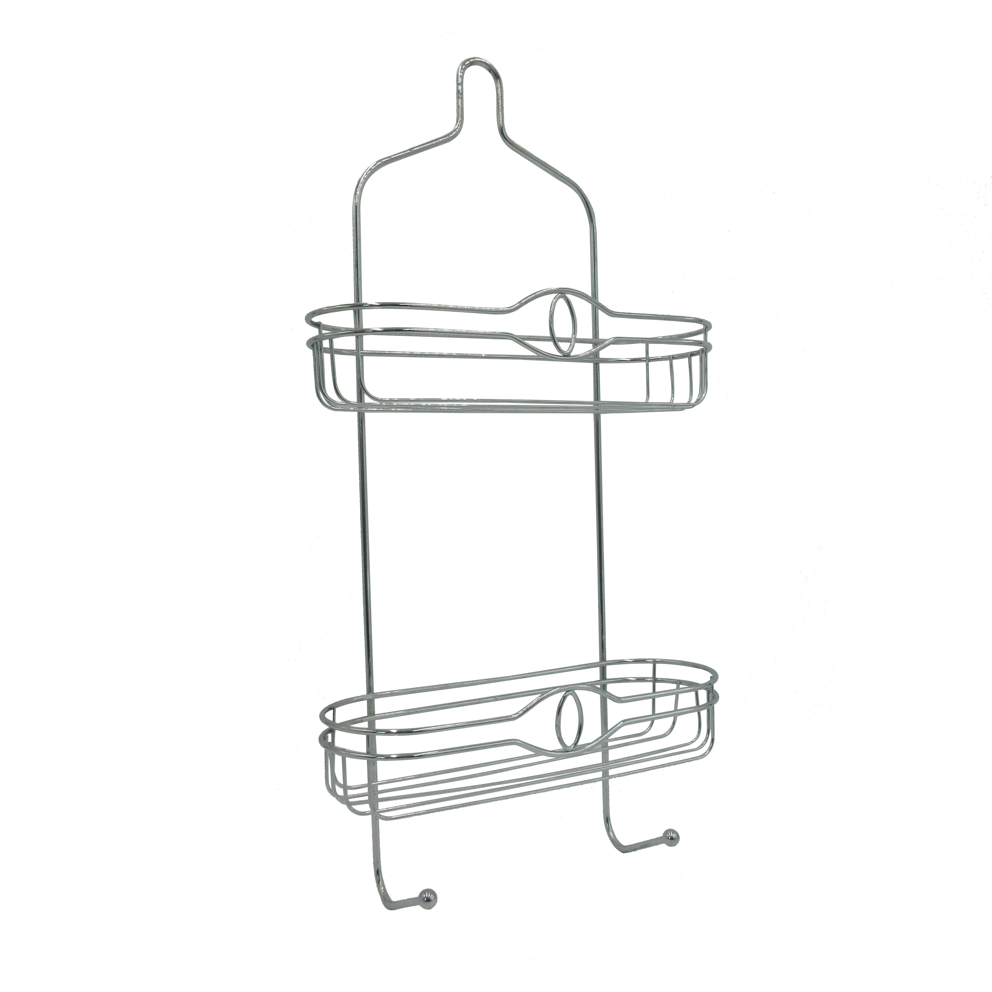 Wall Mounted 3 Tier wire Bathroom Shelf with Hook hanging shower caddy shelves  bathroom storage rack towel rack