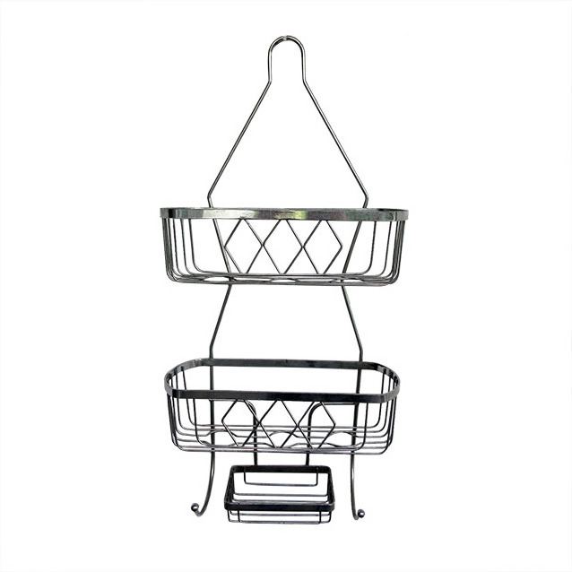 Metal Storage Rack Shelve 3 Layer Chrome Wire Bathroom Storage rack