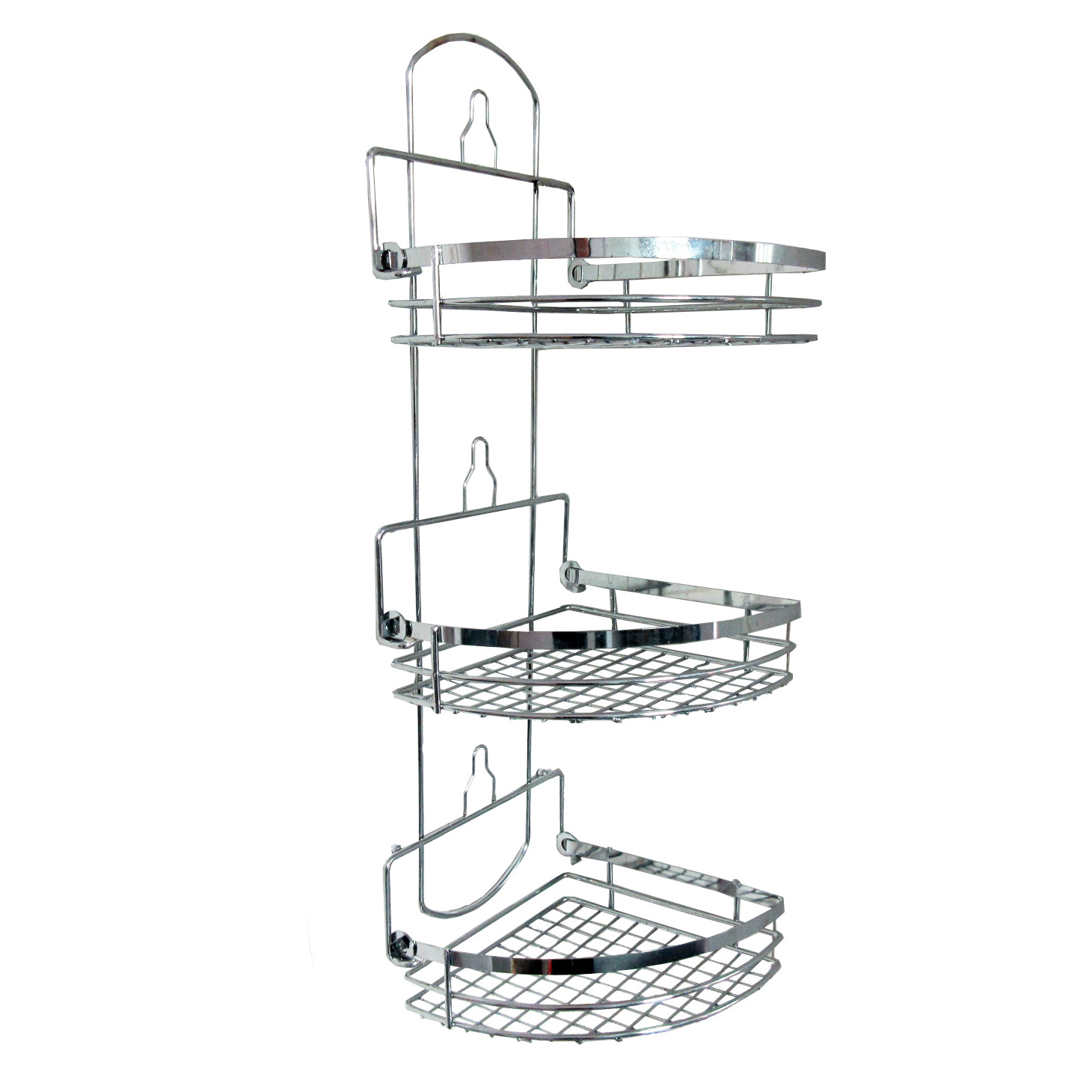 hot sale metal corner shower caddy folding bathroom accessories rack shelves