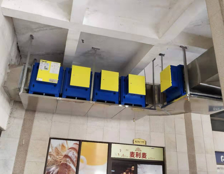 Commercial Kitchen Electrostatic Precipitator ESP For Remove Kitchen Fume Oil Mist Collector 6000M3/h Electrostatic Air Cleaner