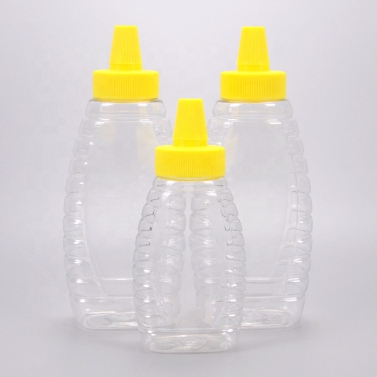 160ml 350ml PET honey squeeze bottle barbecue salad dressing juice bottle for food