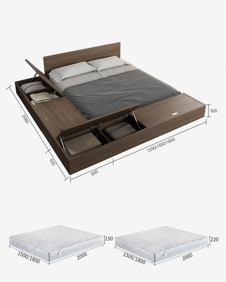 View larger image Add to Compare  Share Smart bed indoor wood furniture bedroom sets wood platform bed