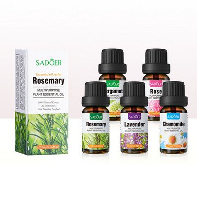 Lavender Aromatherapy Massage Oil Rosemary Natural Hair Skin Care Essential Oil