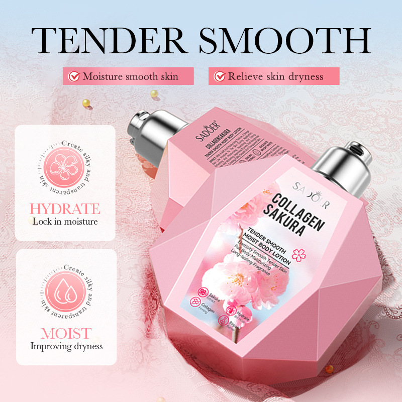 300ml Moisturizing Daily Body Skin Care Collagen Whitening Body Lotion for Women