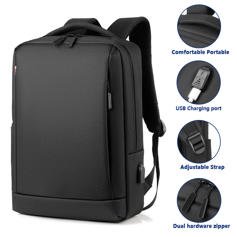 2024 new custom college luxury student waterproof business mens computer usb school backbags back pack bag laptop backpack