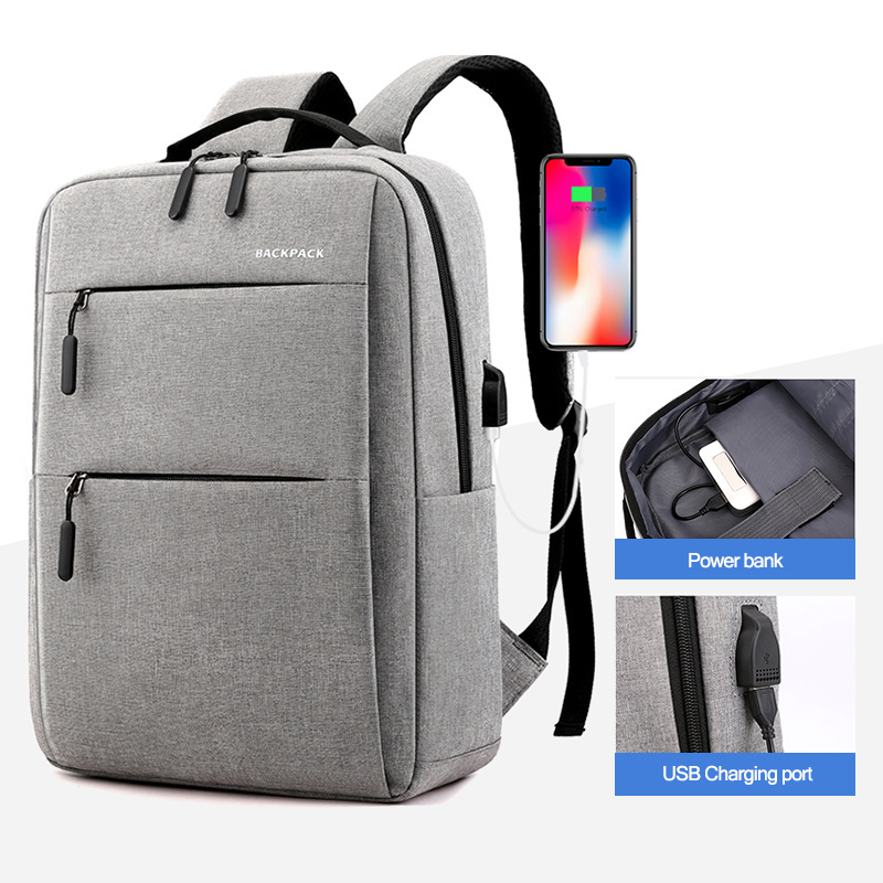 Custom Logo smart backbag large outdoor waterproof travel business usb Male bulk school bagpack laptop back bag pack backpack