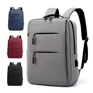 Custom Logo smart backbag large outdoor waterproof travel business usb Male bulk school bagpack laptop back bag pack backpack