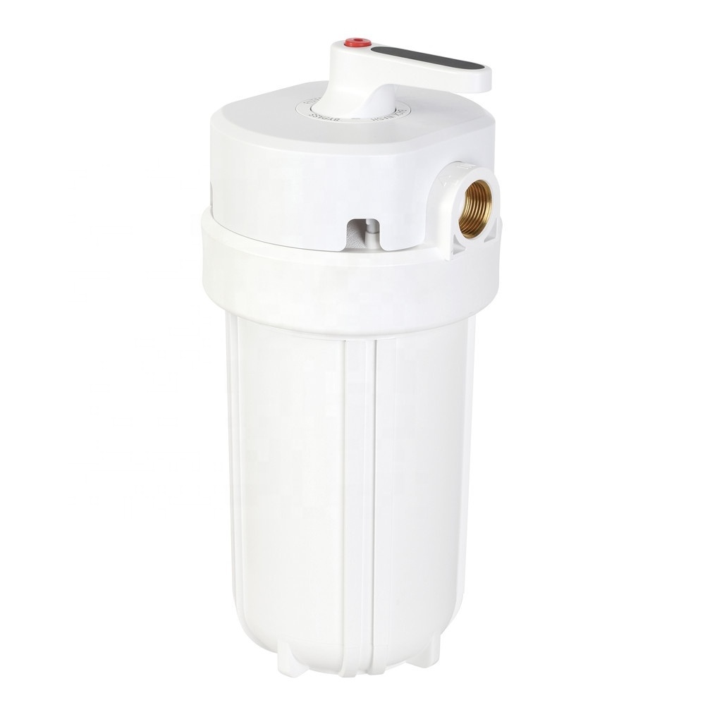 VA-10M Household big flow central water purifier back wash function pre-filter with 4.5 inch big white housing filter valve