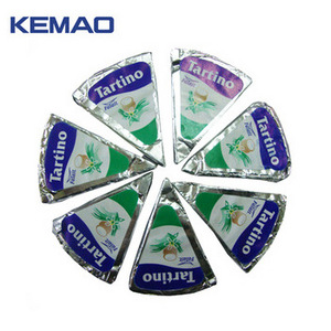 KEMAO Printed and Embossed Food Grade Square Disposable Food Container Aluminum Foil Wrap Packing Wrapping Paper