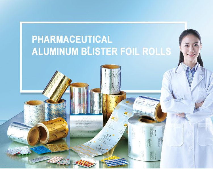 20-30Micron Pharmaceutical Aluminum Foil Tablets Pills Packing