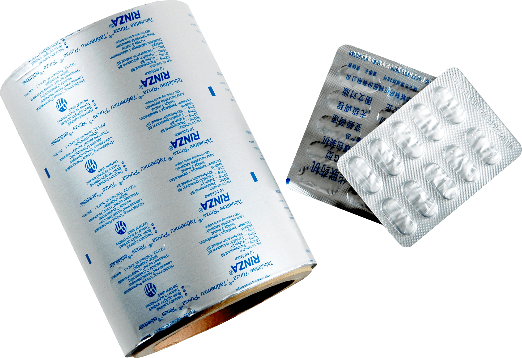 20-30Micron Pharmaceutical Aluminum Foil Tablets Pills Packing