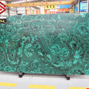 Large Polished Natural Green Stone Malachite Tile and Slab