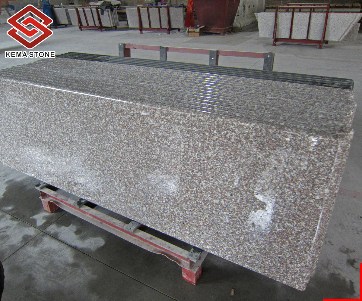 Ready Made Chinese Cheap Pink G664 Granite Countertop for Kitchen Project