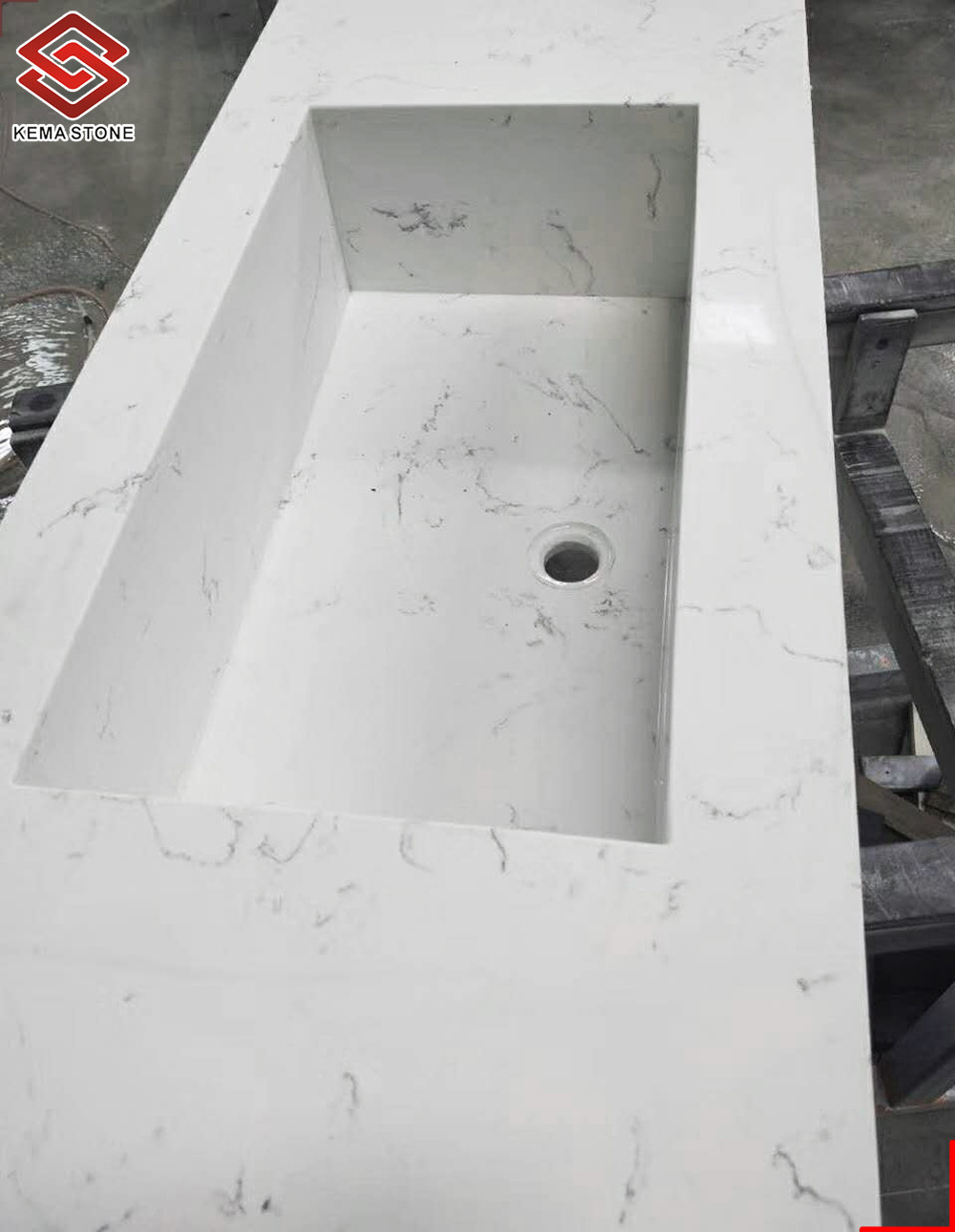 China Wholesale White Carrara Quartz Countertops at Discount Prices