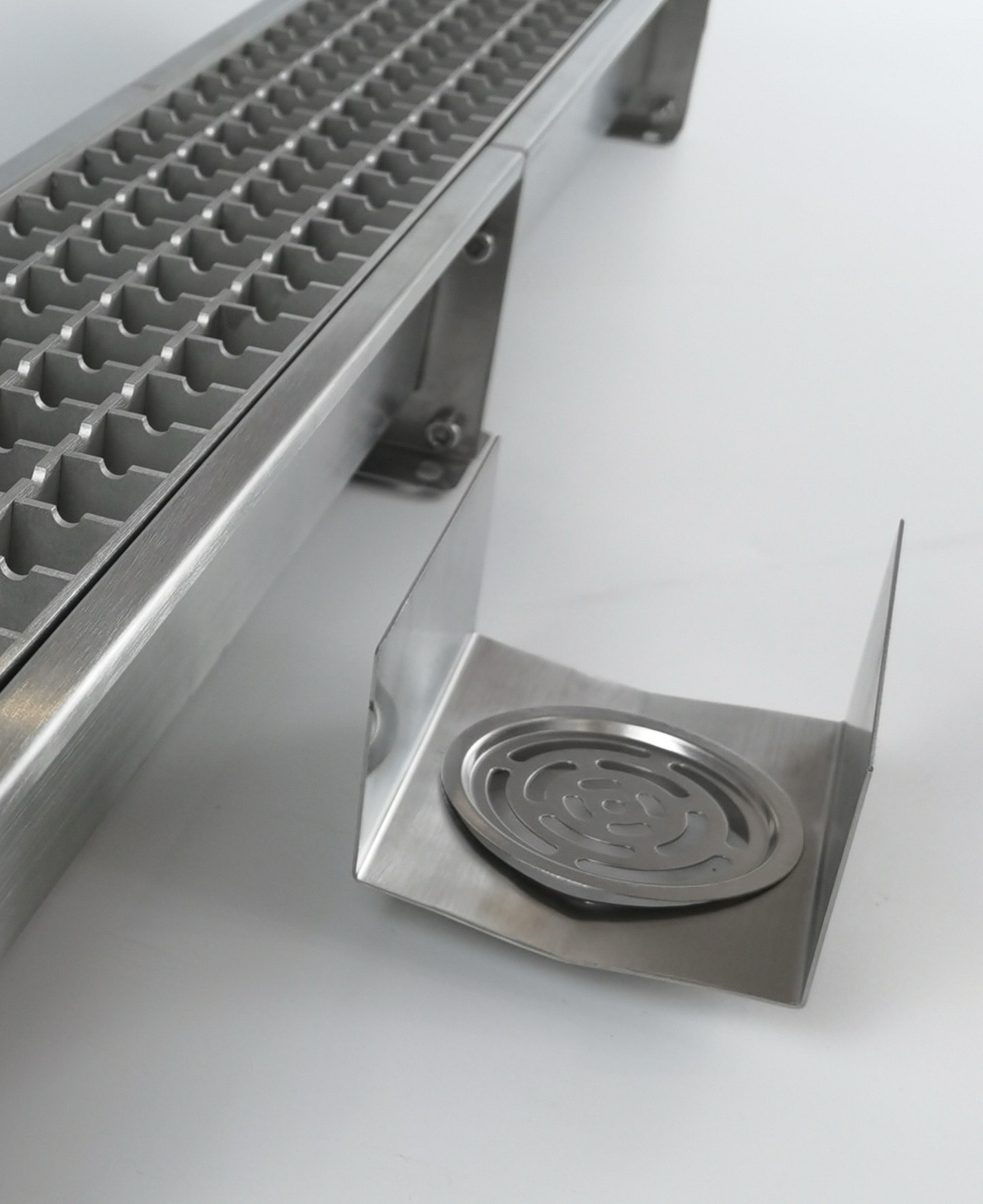 OEM sink kitchen Outdoor u Trench Grating Cover floor linear drain stainless steel square trench drains metal materials drains