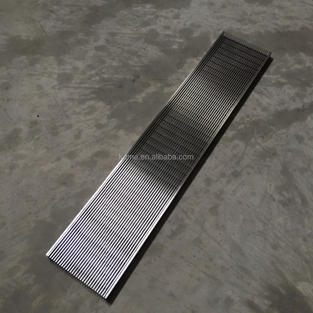 OEM sink kitchen Outdoor u Trench Grating Cover floor linear drain stainless steel square trench drains metal materials drains