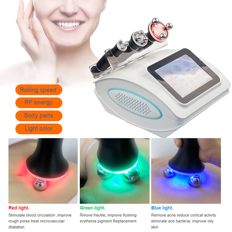 Beauty products roller machine for cellulite roller skin rolling massager 360 degree rotating rf machine rf 360 roller for face