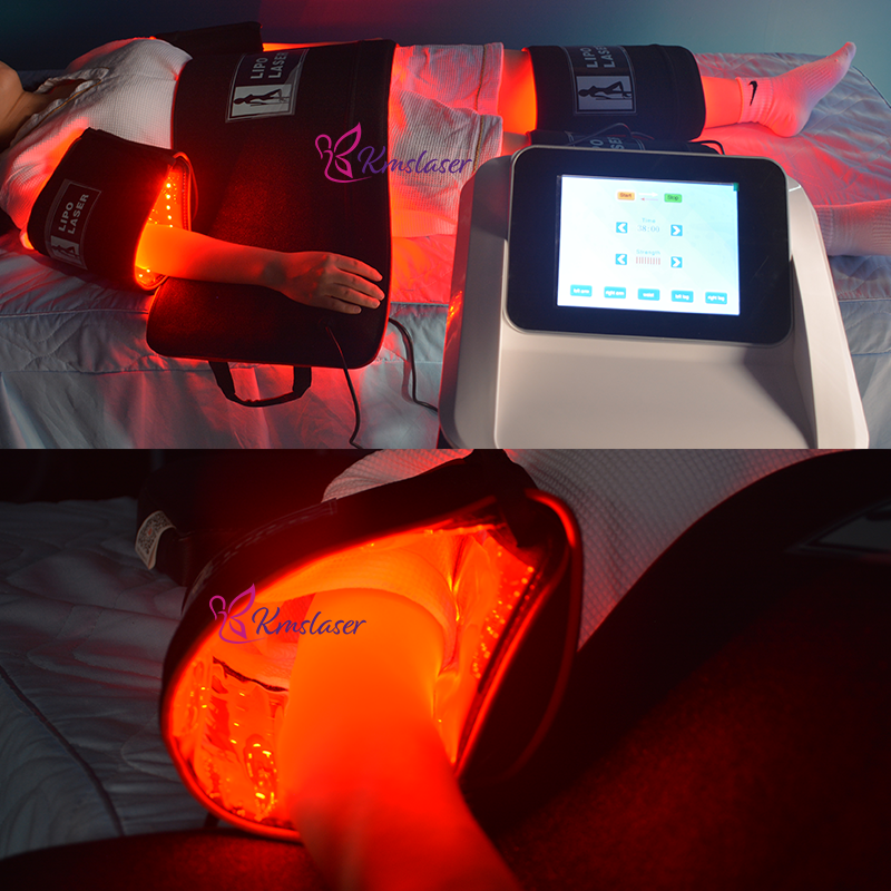 Spa equipment face and body red light laser led  lipo therapy infrared 5d laserlipo fat reduction celulitis maquinas