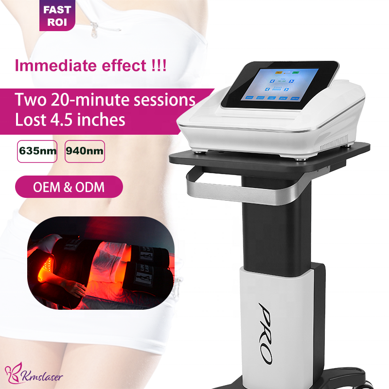 Spa equipment face and body red light laser led  lipo therapy infrared 5d laserlipo fat reduction celulitis maquinas