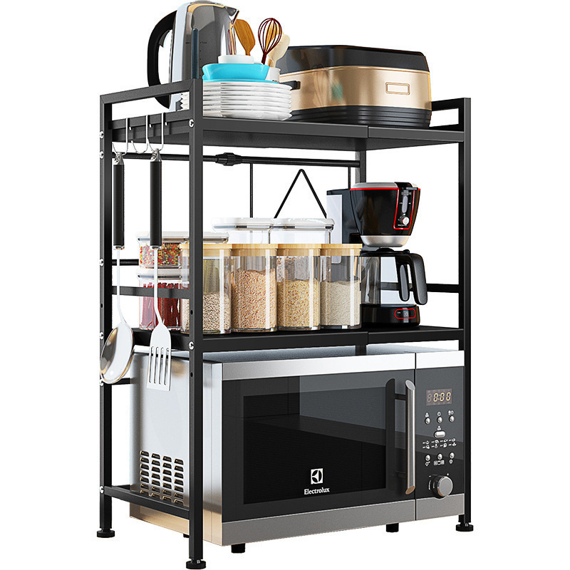 Multi-purpose living room kitchen storage holders dish racks &shelving units 2 layers storage holders shelf