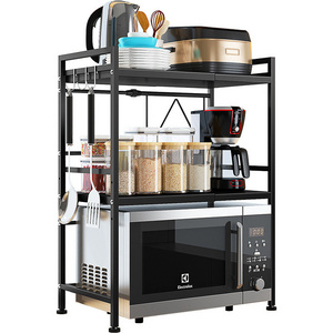 Multi-purpose living room kitchen storage holders dish racks &shelving units 2 layers storage holders shelf