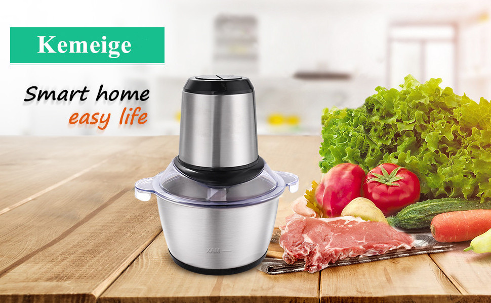 2L Stainless Steel Small Vegetable Mixer Multi-function Mini Electric Meat Chopper 3l/4l/6l/10l meat grinder