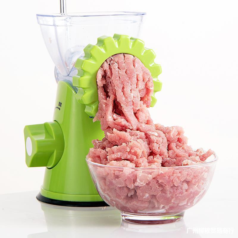 Portable Mini Hand Meat Grinder Sausage Mincer Stuffer Manual Household Easy To Clean Hand Crank Multifunction Meat Grinder