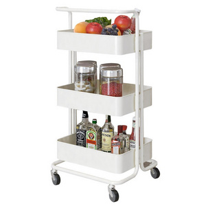 Storage Rack Kitchen Shelf with wheels Plastic Shelves kitchen Organizer storage holders & racks