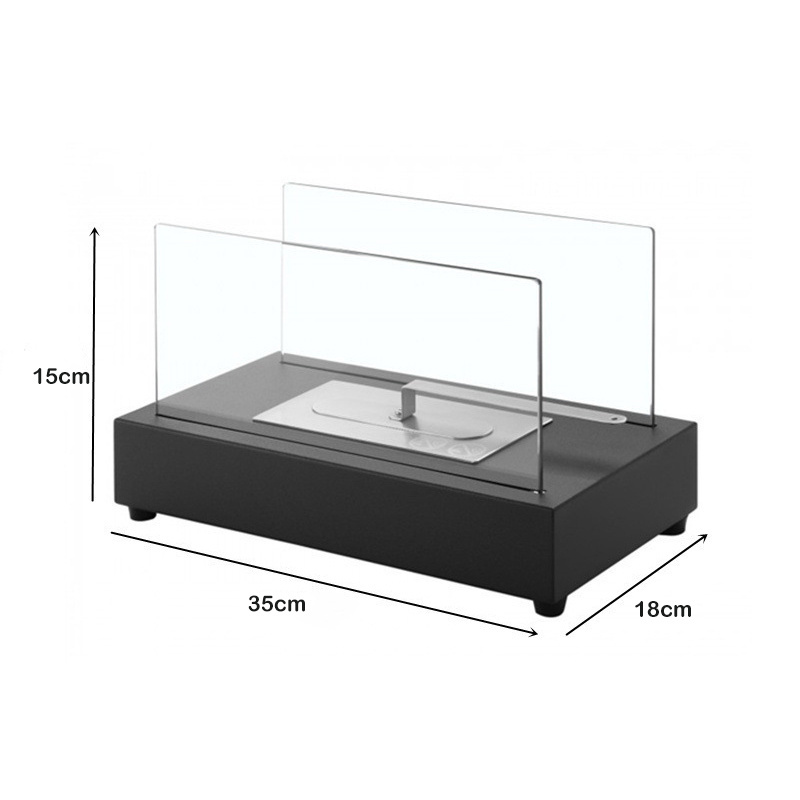 Outdoor bio ethanole table top fireplace ethanol indoor fire pit