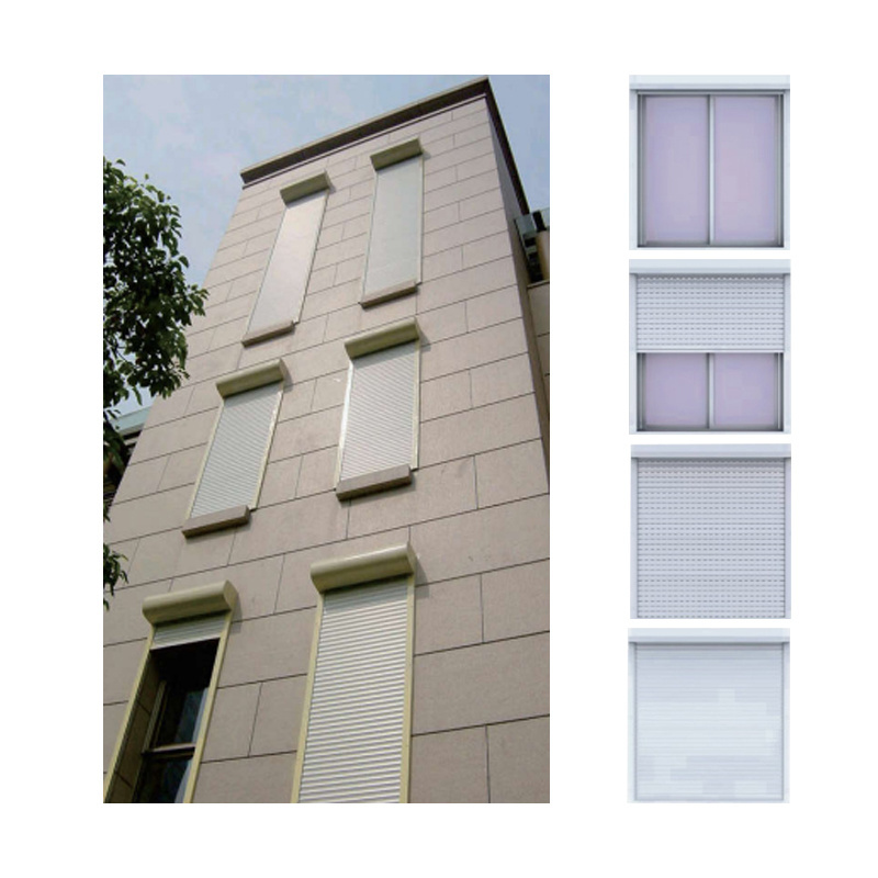 Windows Shutters Louver Frame Design Exterior Aluminum Alloy Modern Powder Coating Roller Shutters