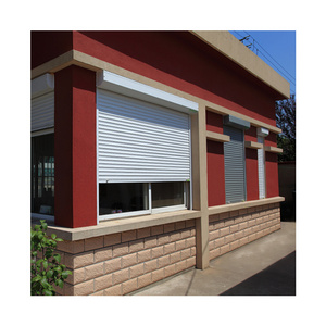 Windproof Insulated External Automatic Electric Aluminum Window Roller Shutter Window