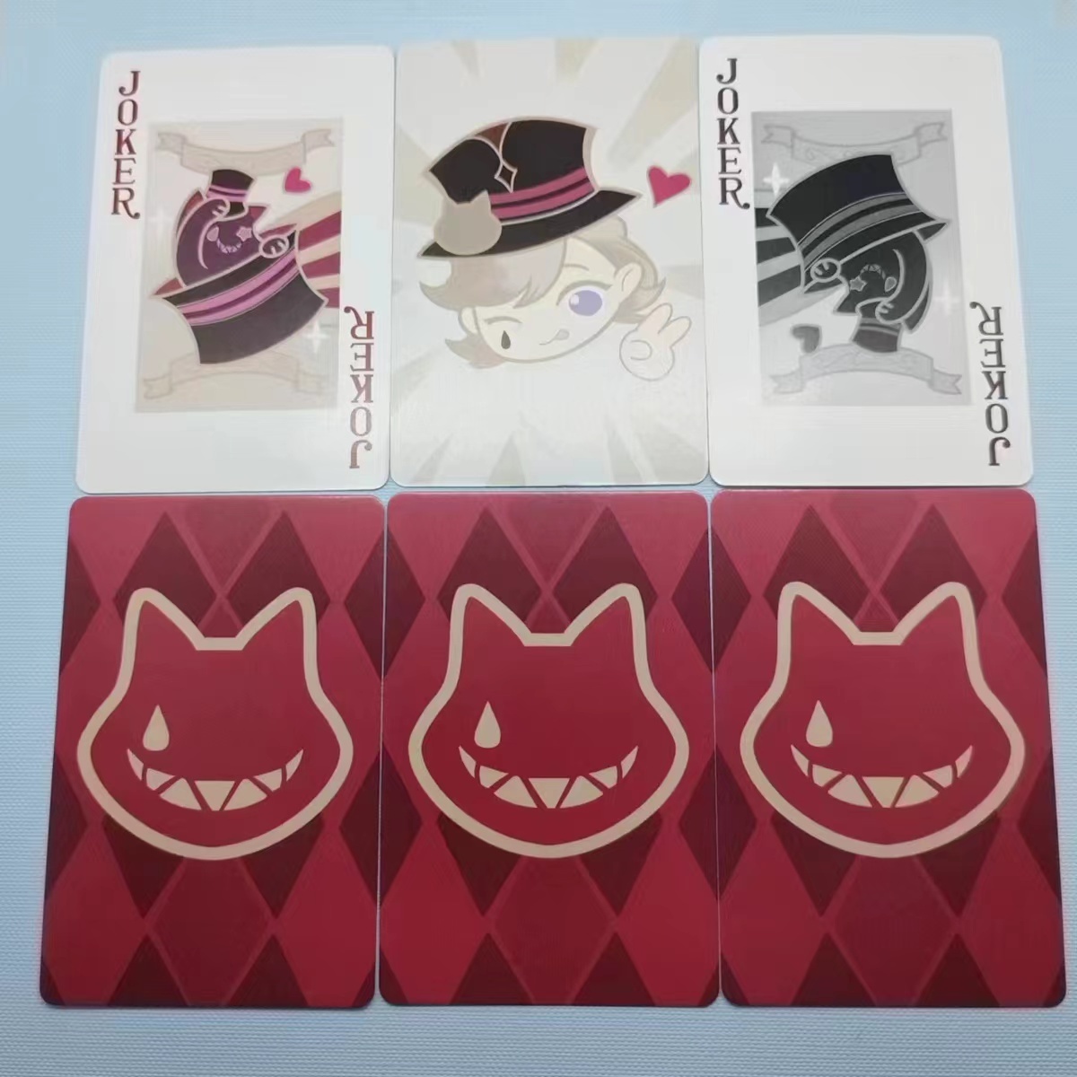 Customized Logo Paper Card Game Playing Cards  Waterproof Deck Blank Sublimation Playing Cards