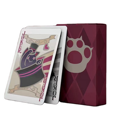 Customized Logo Paper Card Game Playing Cards  Waterproof Deck Blank Sublimation Playing Cards