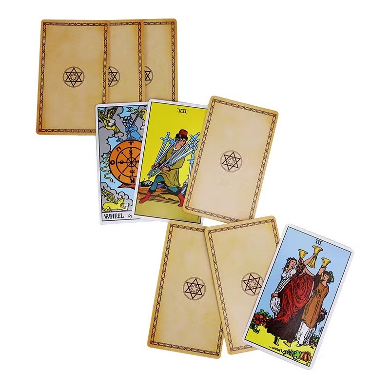 Custom Print Gold Foil Deck  Tarot Cards deck with Guidebook