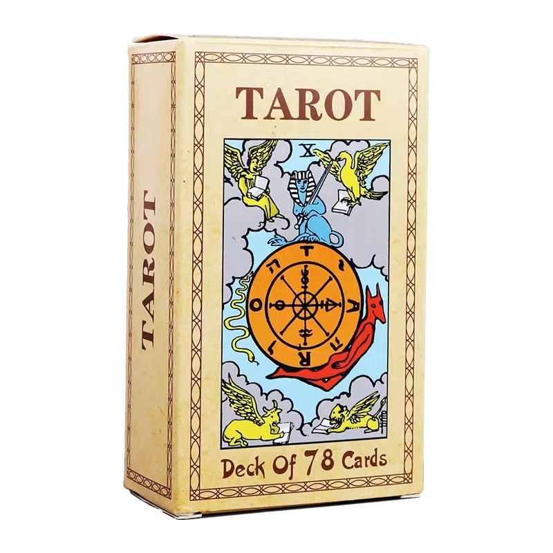 Custom Print Gold Foil Deck  Tarot Cards deck with Guidebook