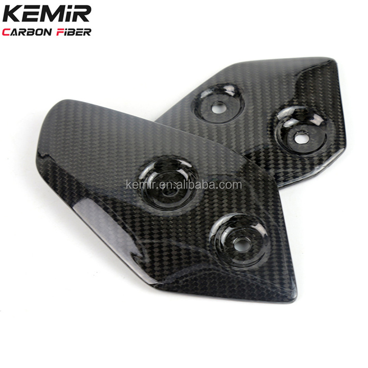 OEM customized carbon fibre Motorcycle Exhaust pipe cover part