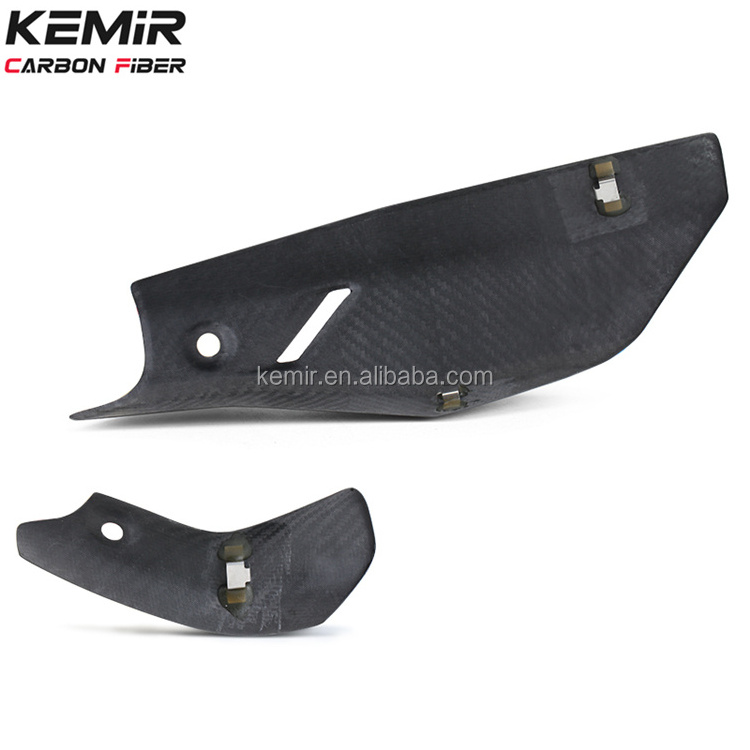 OEM customized carbon fibre Motorcycle Exhaust pipe cover part