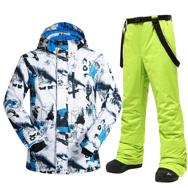 High Quality Heat Thick Sport Full Body Waterproof Windproof Breathable Winter Jacket Men Outdoor Custom Thermal Ski Suit