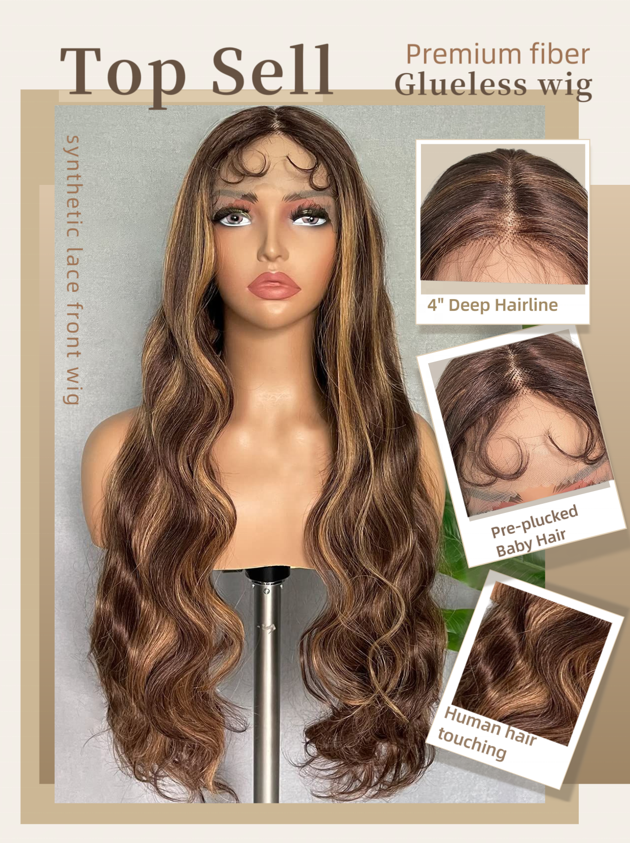 Wholesale Synthetic Wigs Lace Front With Baby Hair Transparent Swiss Synthetic Glueless Hd Lace Front Box Braided Wigs