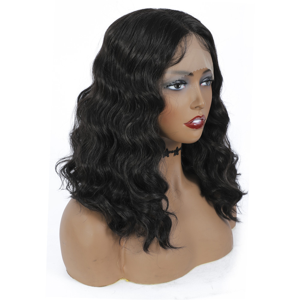 Wholesale Synthetic Wigs Middle Part  Lace Front Swiss Long 32 inches Synthetic Lace Wig Heat Resistant Fibre Lace Front Wigs