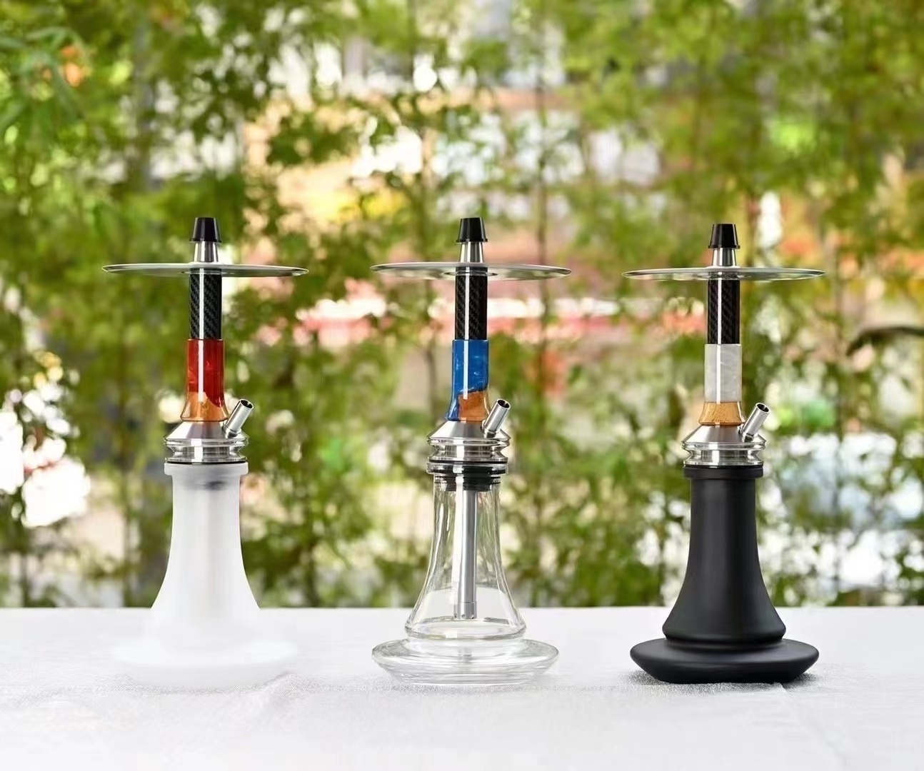 Custom Aeon Vyro Hookah Shisha hukka Set Chicha nargile Germany Stainless Steel 304 portable hooka mini Hookah