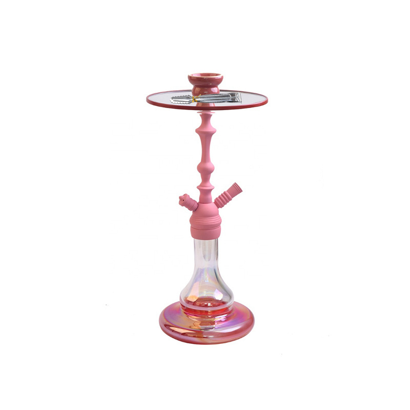 Cheap price factory shisha high quality big size zinc pink hookah