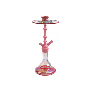 Cheap price factory shisha high quality big size zinc pink hookah