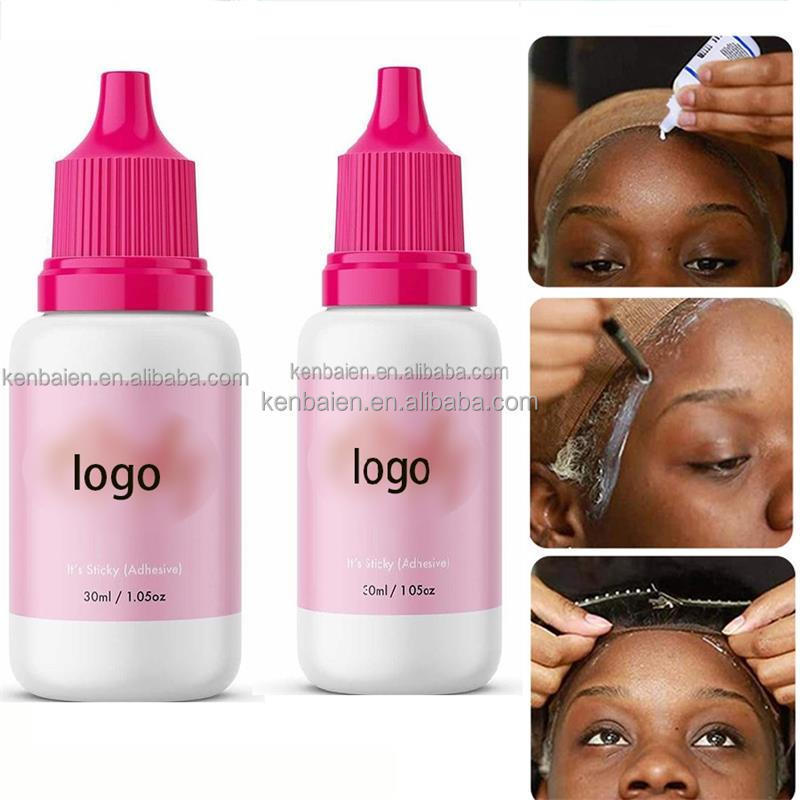 OEM Strong Hold Lace Wig Glue Pineapple Scented Invisible Lace Adhesive And Clear Lace Glue For Hd Wigs