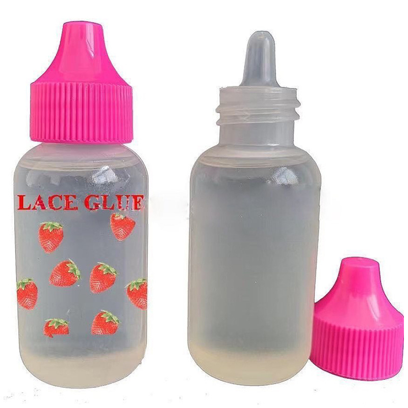 Waterproof Private Label Clear Lace Glue Adhesive Hair Extensions Strong Lace Wig Front Glue Hair Tool Lace Styling Mousse Glue